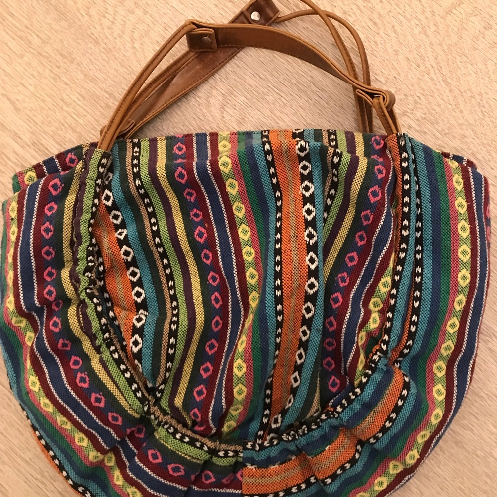 Colorful Tapestry Shoulder Bag Purse - Picture 9 of 9